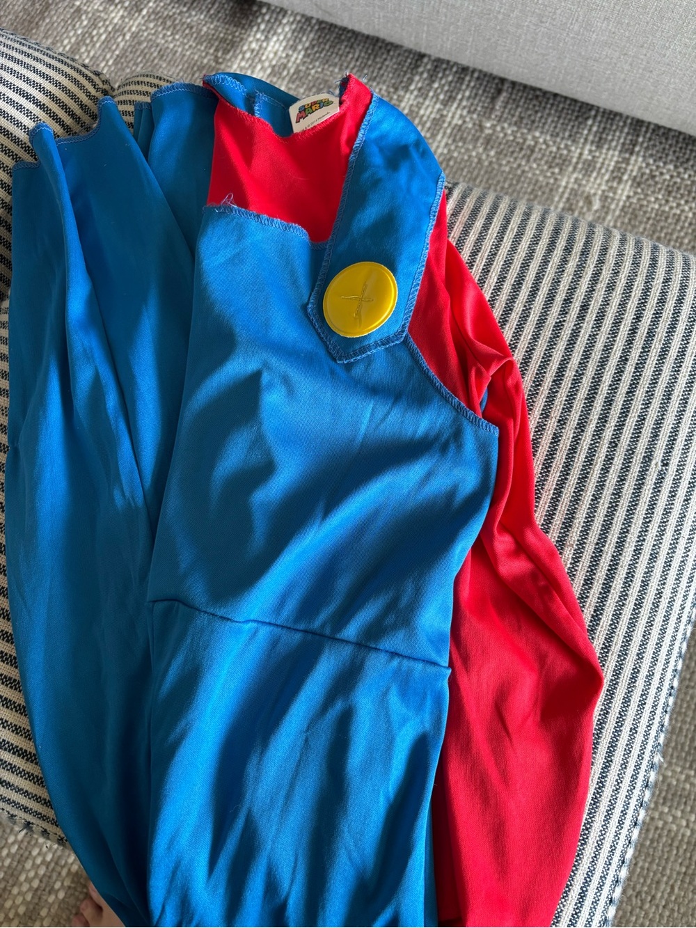 Kids Mario Costume Jumpsuit size 8